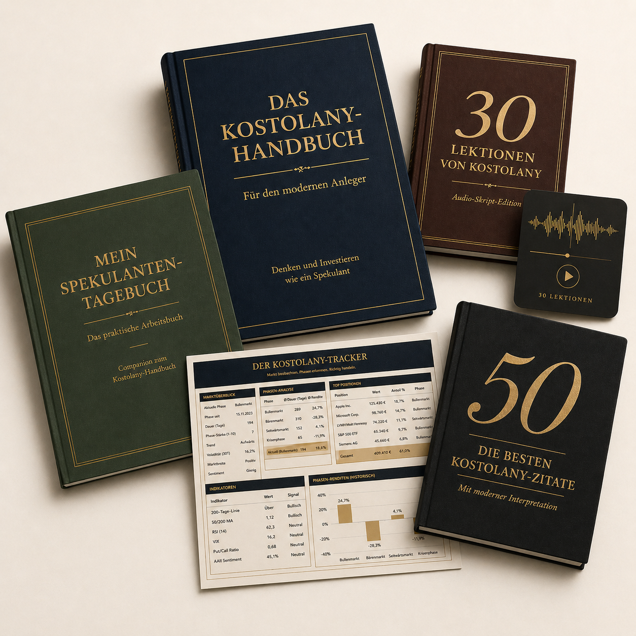 Das Kostolany-System — Komplettpaket: alle 5 Komponenten